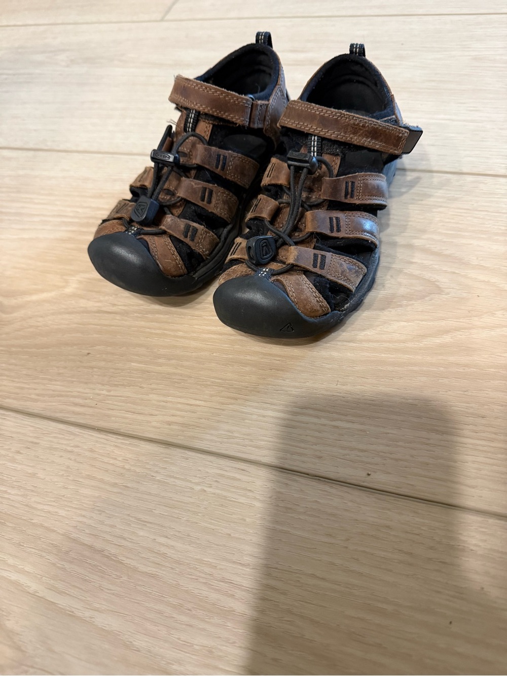Keen Kids Brown and Black Closed-Toe Sandals